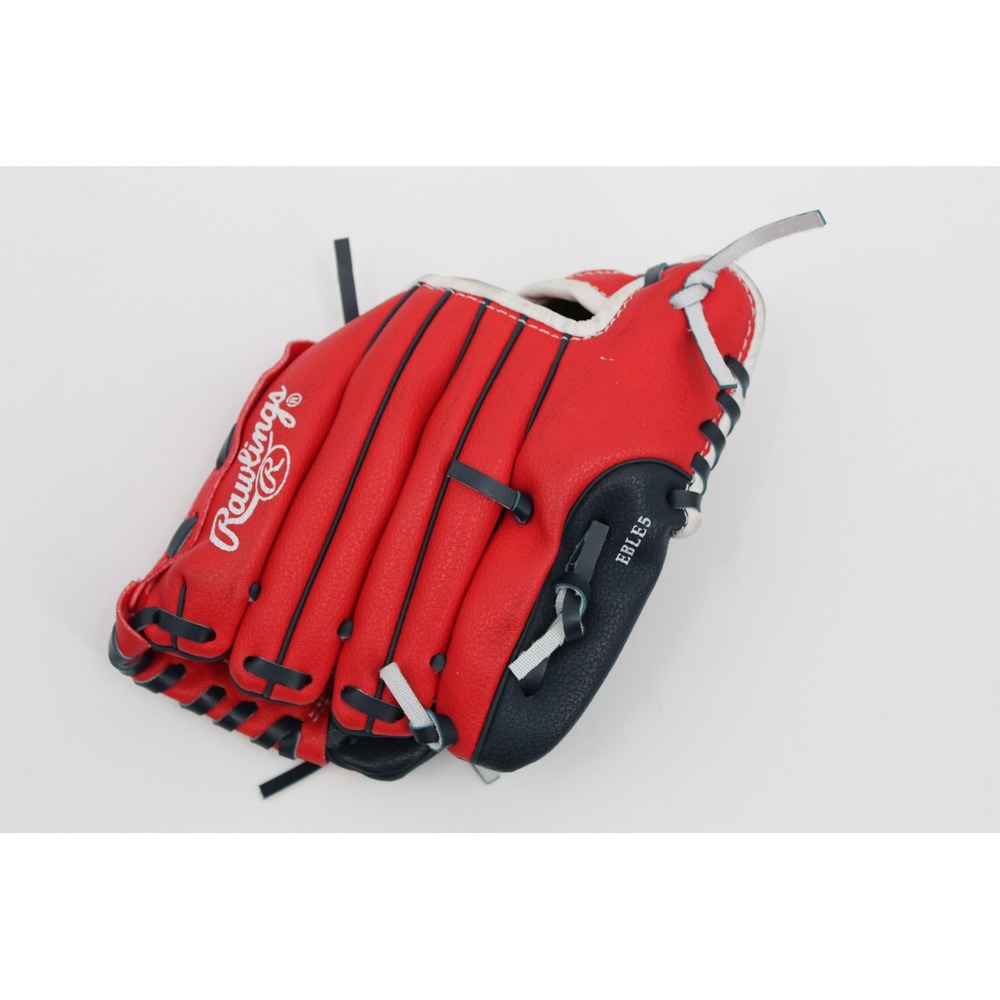 Rawlings Players Series 9 Inch Youth Baseball Glove Red Navy RHT Never Used